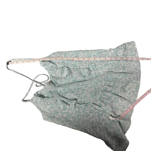 Banana Republic Silk Floral Top Womens XS Lightweight Quiet Luxury Boho Romantic - Picture 4 of 7